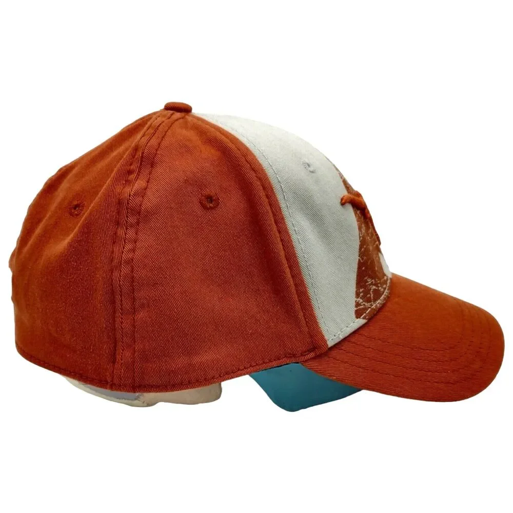 New Era Texas Longhorns Fitted Size Med - Large Cap Hat Big T Embroidered Logo